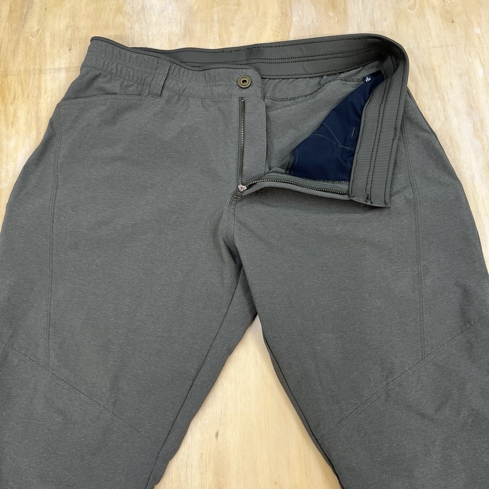 Kuhl Deceptr Chino Pants Mens 38x32 Slim Fit Tapered Leg Ripstop Stretch Green - Picture 4 of 13